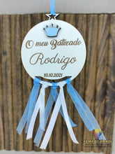 Carregar imagem no visualizador da galeria, Lembrança "Caça-Sonhos" com fitas de cetim - Feira do Brinde