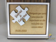 Carregar imagem no visualizador da galeria, Lembrança Íman ou Base Peça puzzle - Feira do Brinde