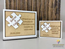 Carregar imagem no visualizador da galeria, Lembrança Íman ou Base Peça puzzle - Feira do Brinde