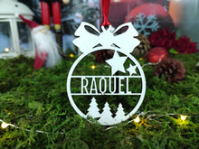 Carregar imagem no visualizador da galeria, Bola de Natal simples com nome (vários modelos) - Feira do Brinde