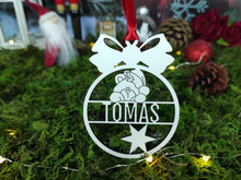 Carregar imagem no visualizador da galeria, Bola de Natal simples com nome (vários modelos) - Feira do Brinde