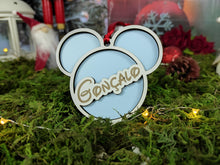 Carregar imagem no visualizador da galeria, Bola de Natal com nome (Tema Infantil-Variados Modelos) - Feira do Brinde