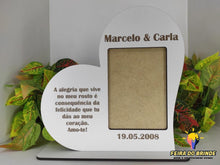 Carregar imagem no visualizador da galeria, Moldura Coração Com Mensagem Molduras