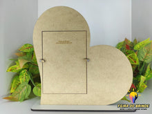 Carregar imagem no visualizador da galeria, Moldura Coração Com Mensagem Molduras