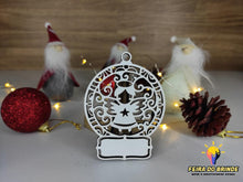 Carregar imagem no visualizador da galeria, Ornamento De Natal Com Nome (15 Modelos Disponiveis) Anjinho Decoração