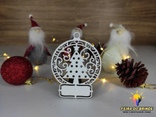 Carregar imagem no visualizador da galeria, Ornamento De Natal Com Nome (15 Modelos Disponiveis) Árvore Decoração