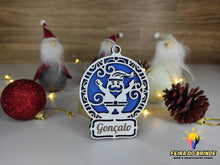 Carregar imagem no visualizador da galeria, Ornamento De Natal Com Nome (15 Modelos Disponiveis) Decoração