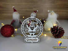 Carregar imagem no visualizador da galeria, Ornamento De Natal Com Nome (15 Modelos Disponiveis) Decoração