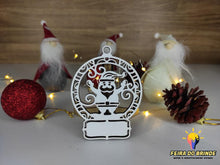 Carregar imagem no visualizador da galeria, Ornamento De Natal Com Nome (15 Modelos Disponiveis) Pai Decoração