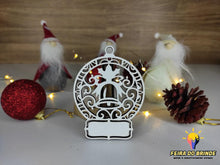 Carregar imagem no visualizador da galeria, Ornamento De Natal Com Nome (15 Modelos Disponiveis) Sino Decoração