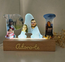 Carregar imagem no visualizador da galeria, Candeeiro "PAI ADORO-TE" modelo 1
