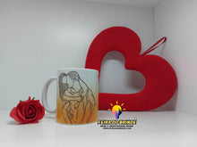 Carregar imagem no visualizador da galeria, Caneca &quot;QUE O NOSSO AMOR SEJA COMO O OURO...&quot; - Feira do Brinde
