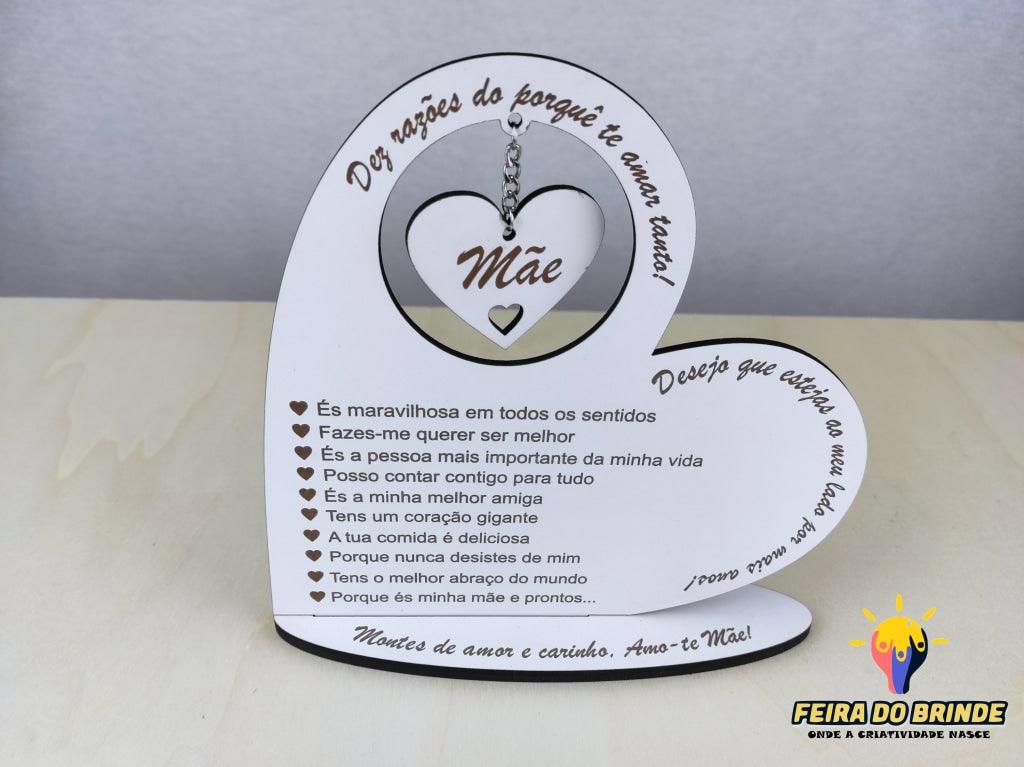 Coração Dia Da Mãe 10 Razões Decoração
