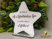 Carregar imagem no visualizador da galeria, Estrela Para Padrinhos Personalizada Madrinha Acessórios E Conjuntos De Aldeia Natal
