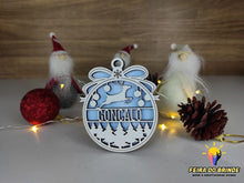 Carregar imagem no visualizador da galeria, Ornamento De Natal Com Nome (3 Modelos Disponiveis) Decoração
