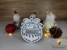 Carregar imagem no visualizador da galeria, Ornamento De Natal Com Nome (3 Modelos Disponiveis) Decoração
